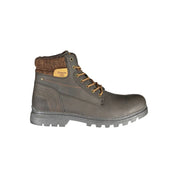 Carrera Brown Lace-Up Detail Boots