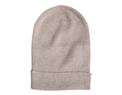 Dolce & Gabbana Beige Cashmere Knitted Winter Beanie Hat