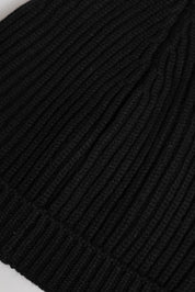 Dolce & Gabbana Black Cashmere Knitted Winter Beanie Hat