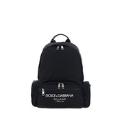 Dolce & Gabbana Black Nylon Backpack