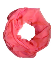 Dolce & Gabbana Pink Silk Rectangle Women Wrap Shawl Scarf