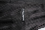 Dolce & Gabbana Maroon Wool Waistcoat Dress Formal Vest