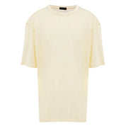 Corneliani Yellow Linen T-Shirt - Limited Edition