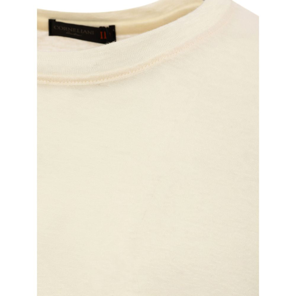 Corneliani Yellow Linen T-Shirt - Limited Edition