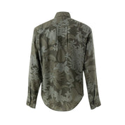 Tom Ford Green Lyocell Pattern Shirt