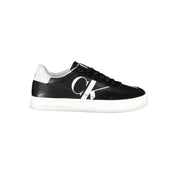 Calvin Klein Black Leather Women's Sneaker