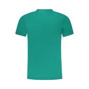 Cavalli Class Green Cotton Men T-Shirt