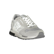 Napapijri Brown Leather Men Sneaker