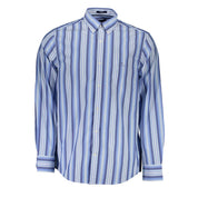 Gant Blue Cotton Men Shirt