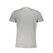 Cavalli Class Gray Cotton Men T-Shirt