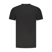 Cavalli Class Black Cotton Men T-Shirt