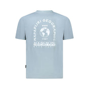 Napapijri Gray Cotton Men T-Shirt