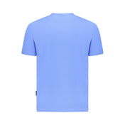 Napapijri Blue Cotton Men T-Shirt