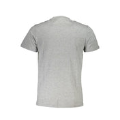 Cavalli Class Gray Cotton Men T-Shirt