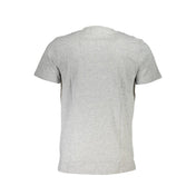 Cavalli Class Gray Cotton Men T-Shirt
