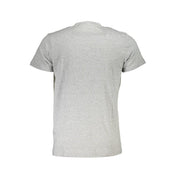 Cavalli Class Gray Cotton Men T-Shirt