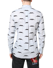 Dolce & Gabbana Light Blue Cotton MARTINI Formal Dress Shirt