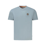 Napapijri Gray Cotton Men T-Shirt