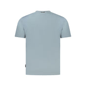 Napapijri Gray Cotton Men T-Shirt