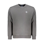 North Sails Gray Cotton Men Sweater