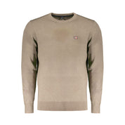 Norway 1963 Brown Wool Men Sweater