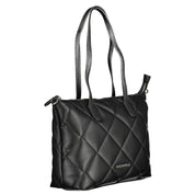 Mario Valentino Black Polyurethane Women Handbag
