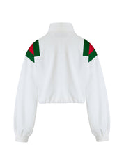 Gucci White Polyester Logo Sweatshirt