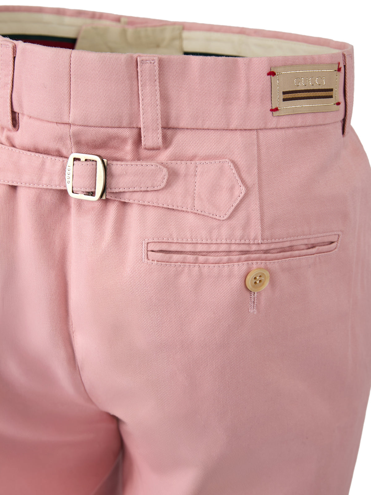 Gucci Light Pink Cotton Pants