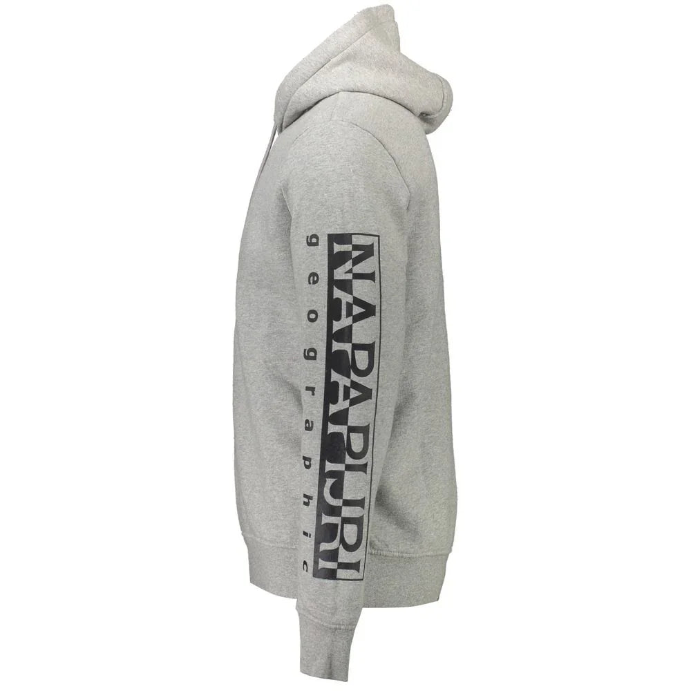Napapijri Gray Cotton Men Sweater