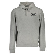 North Sails Gray Cotton Men Sweatshirt