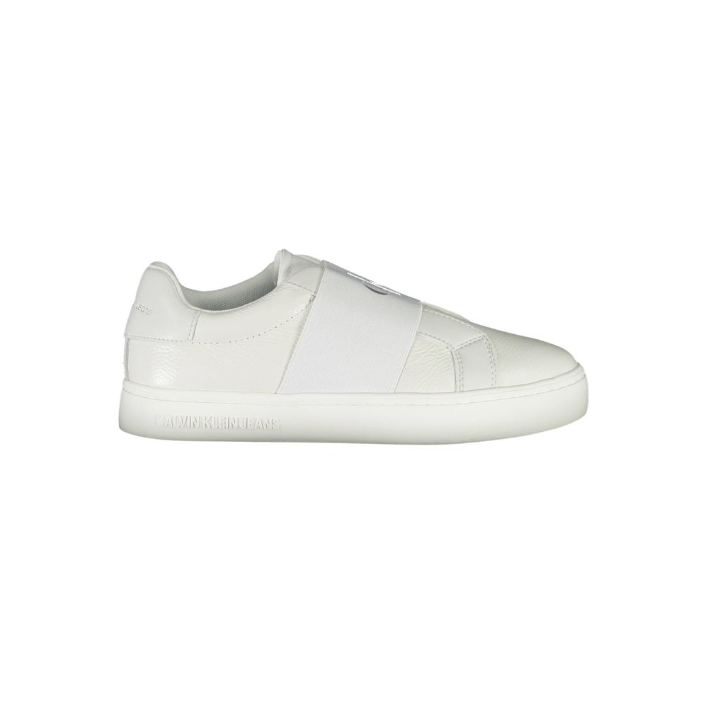 Calvin Klein Bianco Leather Women Sneaker