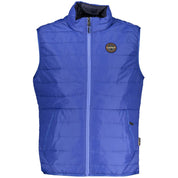 Napapijri Sleek Blue Sleeveless Jacket