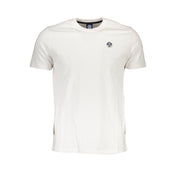 North Sails White Cotton Men T-Shirt