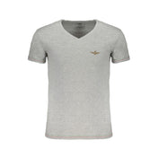 Aeronautica Militare Brown Cotton Men T-Shirt