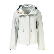 K-WAY Gray Linen Women Jacket