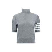 Thom Browne Gray Polyamide Turtleneck