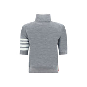 Thom Browne Gray Polyamide Turtleneck