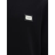 Dolce & Gabbana Black Cotton Sweatshirt