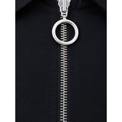 Ami Paris Black Polyester Jackets & Coat