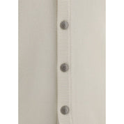 Brunello Cucinelli White Cashmere Cardigan