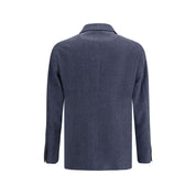 Brunello Cucinelli Blue Wool Blazer