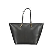 Tommy Hilfiger Black Polyurethane Women Handbag