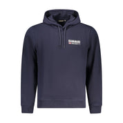 Napapijri Blue Cotton Men Sweater