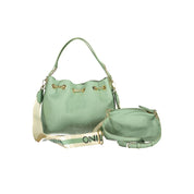 Mario Valentino Green Polyethylene Handbag