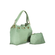 Mario Valentino Green Polyethylene Handbag
