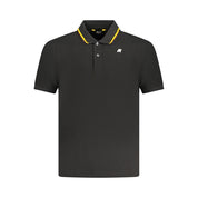 K-WAY Black Cotton Polo Shirt