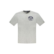 North Sails Brown Cotton Men T-Shirt
