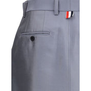 Thom Browne Gray Wool Midi Skirt