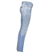 Just Cavalli Blue Cotton Women Jeans