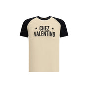 Valentino Cream Cotton T-Shirt